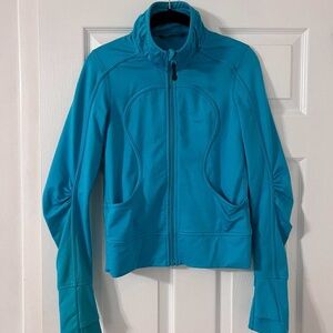 Lululemon Blue Exercise Track Jacket Size 4